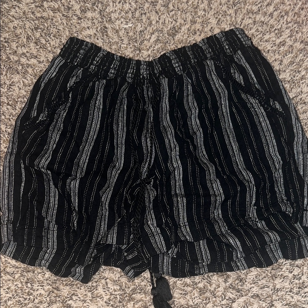 Briggs New York Black and Gray Women's Cargo Shorts